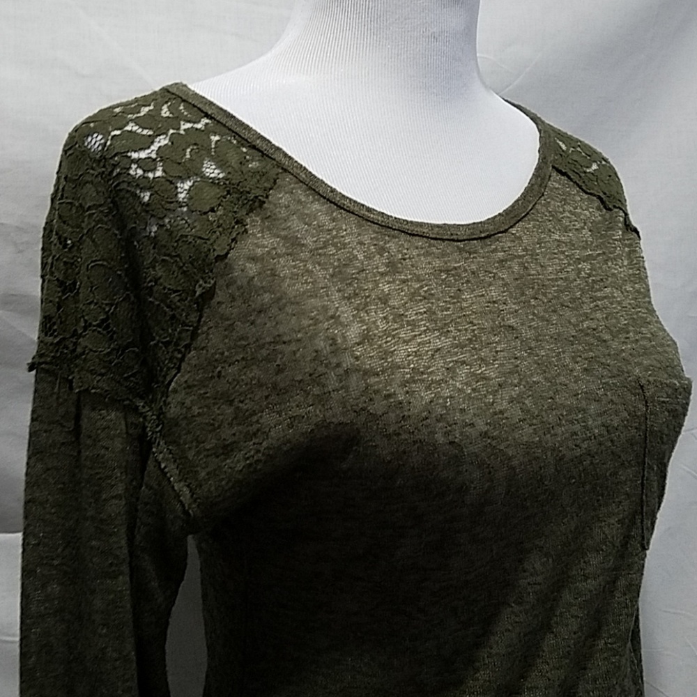 Long sleeve high/low top - Picture 3 of 6